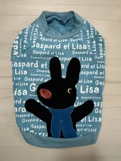 リサとガスパール 犬 服 春 夏 マスコット 付き Tシャツ 小型犬