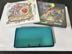 【動作品・バッテリー交換済】ニンテンドー 3DS クリア ブルー 本体