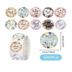 236.サンキューシール ラッピング シール プチギフト ギフトシール