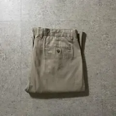 90s Tasso Elba 2タック ワイドチノパンUS古着W36ピマコットンのサムネイル