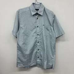 Golden Bear 半袖シャツ 総柄　M 水色　◇33のサムネイル
