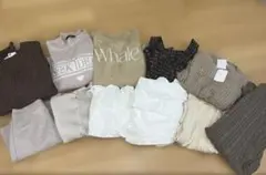 新品タグ付き多数　淡色系アイテムまとめ売り