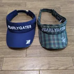PEARLY GATES バイザー 2点セット