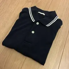 GU ドライポロシャツ 半袖 NAVY ユニセックス S