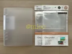 【新品未使用】セリア amifa バインダー クリアポケット ④