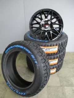送料込み☆HS-022M+トーヨー 155/65R14☆ホワイトレター☆軽バンのサムネイル