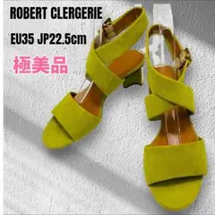 【極美品】CLERGERIE スウェード　アンクルストラップ　サンダルのサムネイル