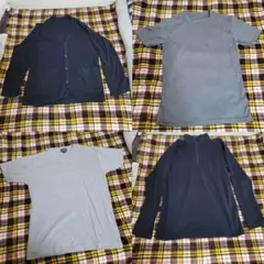 カジュアルシンプルTシャツ　４着セット