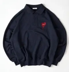 ONCILY オンシリー ハートロゴボリュームポロスウェット