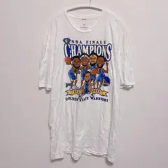 半袖 Tシャツ キャラクター ビッグサイズ 2XL 白 綿 ストリート バスケ