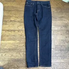 GU スキニーデニム ダークブルー