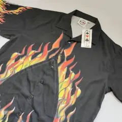 FIFTH STREET POKER SHIRTS ファイヤーパターン シャツ