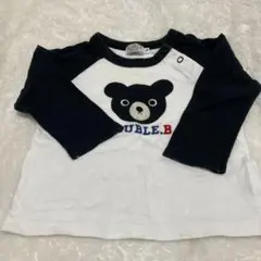 ミキハウス　ダブルビー　ラグランTシャツ　DOUBLE.B