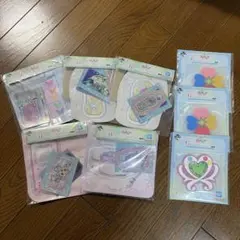 プリキュア一番くじ　ジッパー&ステッカーとお役立ちコレクションのセット売り