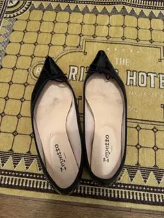 Repetto brigitte エナメル バレエシューズ ブラックのサムネイル