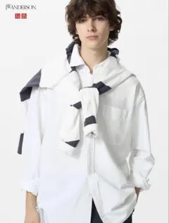 【新品】ユニクロJWA オックスフォードオーバーサイズシャツ ホワイト M