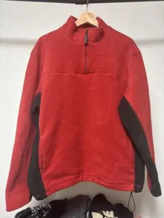 90s OLD GAP グッドレギュラー ハーフジップ　フリース　XL レッド