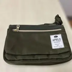 APRILO ショルダーバッグ カーキ