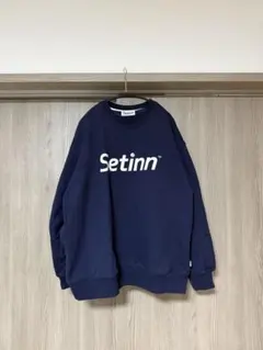Setinn ネイビー スウェット トレーナー　wake sapporo XLのサムネイル