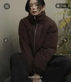 パディングショートダウンジャケット