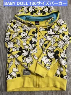 BABYDOLL ミッキーマウス柄 パーカー 130