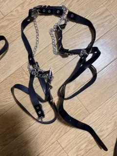 ブラック ハーネス ガーターベルト セットのサムネイル