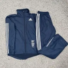 adidas ジャージ上下セット S ネイビー