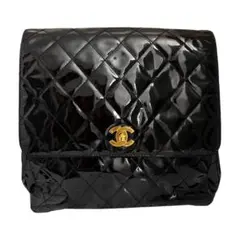 シャネル ココマーク ターンロック パテントレザー マトラッセ リュックサック