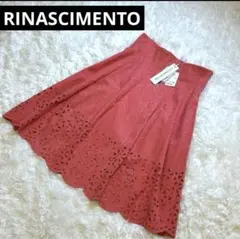 新品タグ付き RINASCIMENTO フラワーカットワークフレアスカート