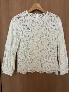 花柄ブラウス長袖