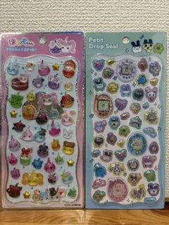 匿名配送 たまごっち ほっぺちゃん プチドロップステッカー 2枚セット プチドロ