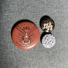 ジブリ缶バッジ 3点セット　もののけ姫