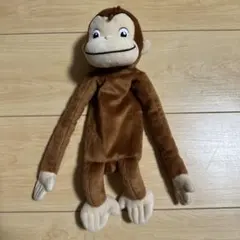 美品 おさるのジョージ ペンケース 筆箱 ぬいぐるみ