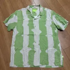 HUF アロハシャツ グリーン/ホワイト Mのサムネイル
