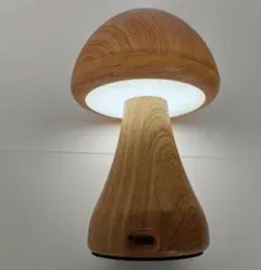 充電式 キノコ LED ナイトライト 3色調光 USB