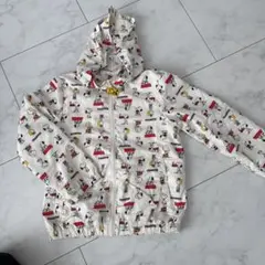 【美品】スヌーピー　シャカシャカ　薄手ブルゾン