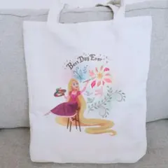 ディズニー　ラプンツェル　トートバッグ　リバーシブル　ファンタジースプリングス