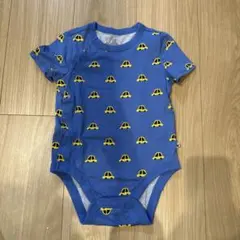 Baby GAP半袖 ボディスーツ90 男の子 青 車