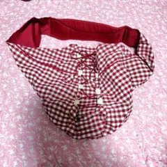 コンビ ミリヨッカ ちょいのり 抱っこ紐 スリング 赤チェックのサムネイル