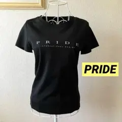 【美品】PRIDE プライド20周年限定 ロゴプリントTシャツ サイズ38 黒のサムネイル