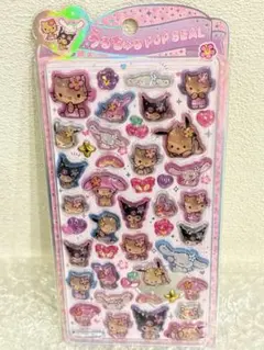 うるちゅるポップシール　日焼けキティ　サンリオ