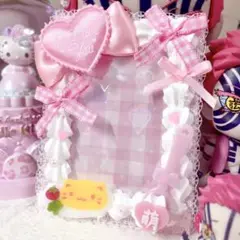 ホイップデコ 硬質ケース トレカケース 量産型 平成女児 ピンク オムライス