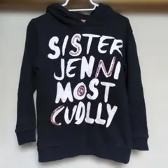 SISTER JENNI ブラック パーカー　トレーナー　１４０サイズ