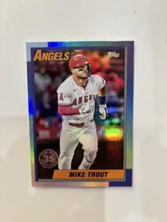 2025 Topps Update マイク・トラウト 桜パラレル - メルカリ