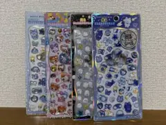 【正規品】ジュエルプチドロップ　光る　シマエナガ　ハムハムcafe 4枚セット