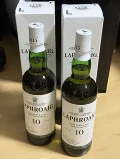 LAPHROAIG 10年 アイラ シングルモルト スコッチウイスキー　2本のサムネイル