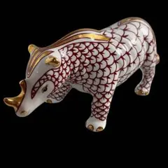 ヘレンド HEREND フィギュリン 干支 イノシシ オブジェ 置物 - メルカリ