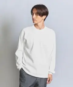 BEAUTY&YOUTH★ハイゲージ ガスコットン サーマル カットソー