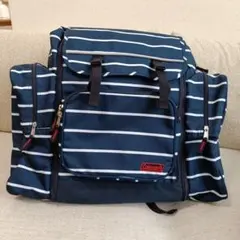 ☆極美品☆　Coleman バックパック ネイビー/ストライプ　50L