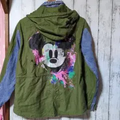 美品】 Desigual デシグアル ミッキーマウス モッズデニムジャケット